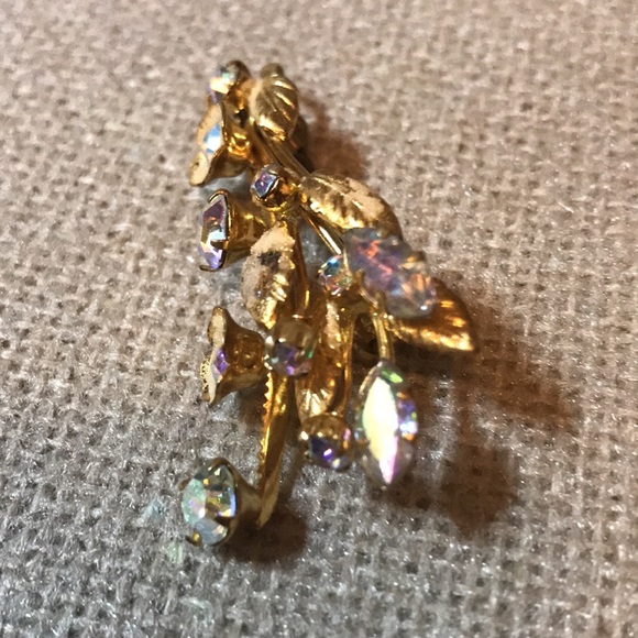 Austrian vintage Rhinestone Pin - Picture 3 of 12